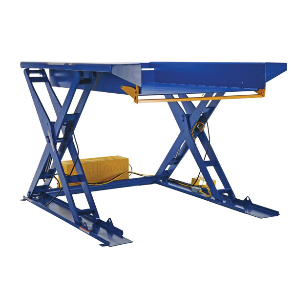 Vestil Ground Lift Scissor Table 2K 2000 lbs. 52 x 73 EHLTG-5270-2-48