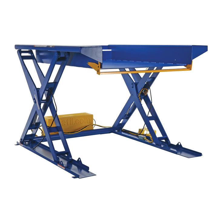 Vestil Ground Lift Scissor Table 2K 2000 lbs. 52 x 73 EHLTG-5270-2-48