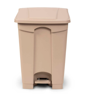 Toter Fire Retardant Step On Container, 12 Gallon