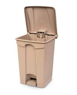 Toter Fire Retardant Step On Container, 12 Gallon