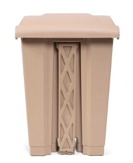 Toter Fire Retardant Step On Container, 12 Gallon