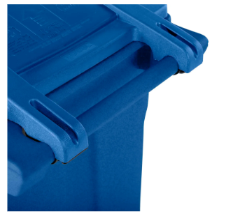 Toter Heavy Duty Two-Wheel Trash Cart, 32 Gallon