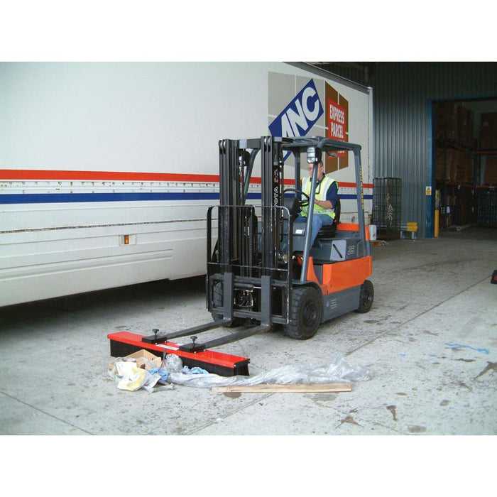 Vestil Fork Truck Mounted Sweeper with Brush 48" VSWP-48