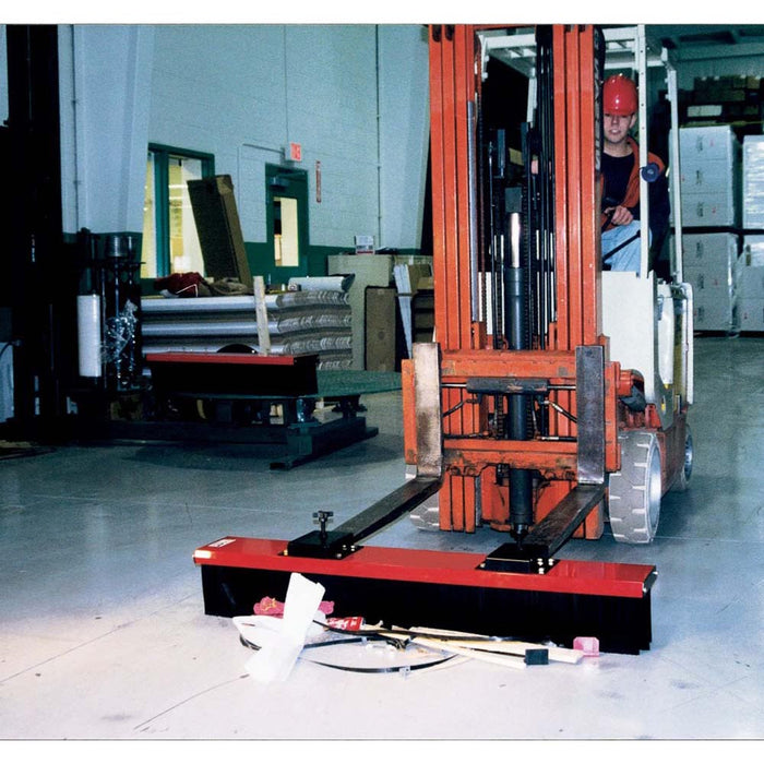 Vestil Fork Truck Mounted Sweeper with Brush 48" VSWP-48