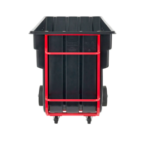 Rubbermaid® Brute Rotomolded Tilt Truck, Standard Duty, 1-1/2 Cubic Yard, Black FG102500BLA