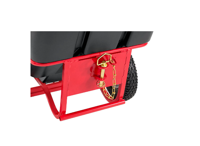 Rubbermaid® Brute Rotomolded Towable Tilt Truck, Heavy Duty, 1 Cubic Yard, Black FG131641BLA
