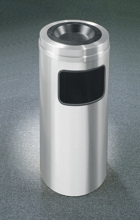 Glaro Sand Cover Ash Trash Can – 10 or 17 Gallon Aluminum Bin