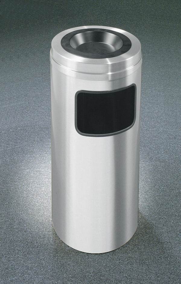 Glaro Sand Cover Ash Trash Can – 10 or 17 Gallon Aluminum Bin