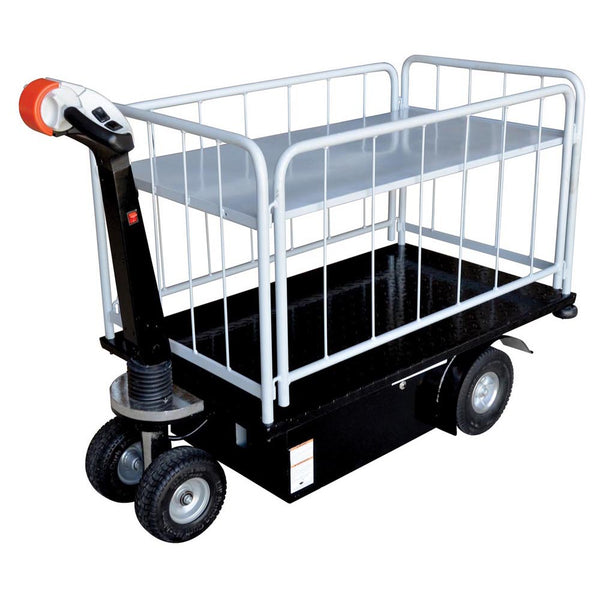 Vestil Traction Drive Cart-1 Shelf Side Load  NE-CART-3