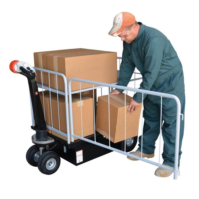 Vestil Traction Drive Cart-1 Shelf Side Load  NE-CART-3