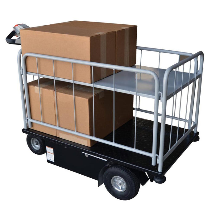 Vestil Traction Drive Cart-1 Shelf Side Load  NE-CART-3