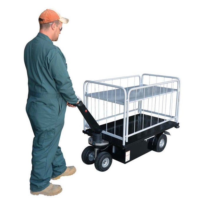 Vestil Traction Drive Cart-1 Shelf Side Load  NE-CART-3