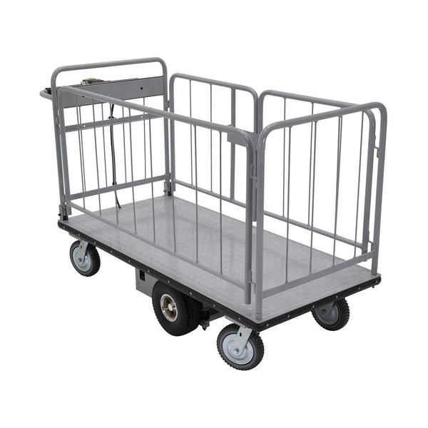 Vestil Electric Material Handling with Sides Cart 28 x 60 EMHC-2860-2