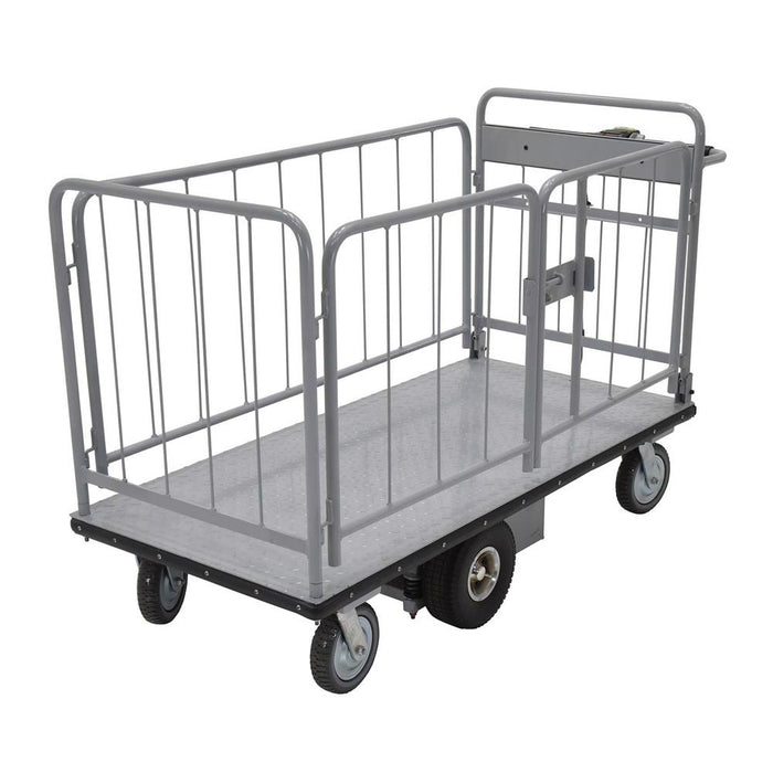 Vestil Electric Material Handling with Sides Cart 28 x 60 EMHC-2860-2