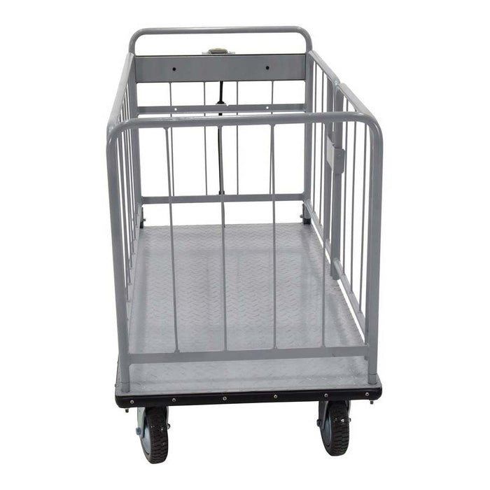 Vestil Electric Material Handling with Sides Cart 28 x 60 EMHC-2860-2