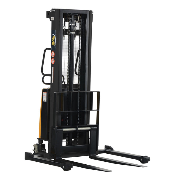 Vestil Adjustable Stacker W/Powered Lift 118