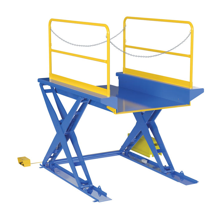 Vestil Ground Lift Scissor Table 2K 3000 lbs 52 x 84 EHLTG-5284-3-54