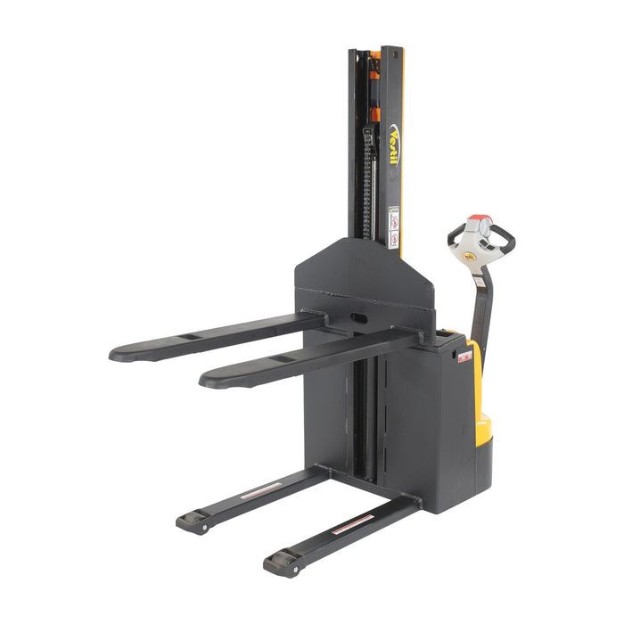 Vestil Stacker Pwr Lift/Dr 27″ Fix FRK 90" SNM-90-FF-27