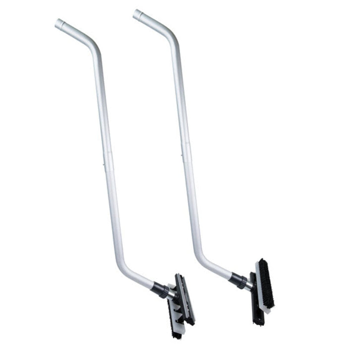 EDIC Dual Head Squeegee Wand with Scrub Brush 334ACH-2