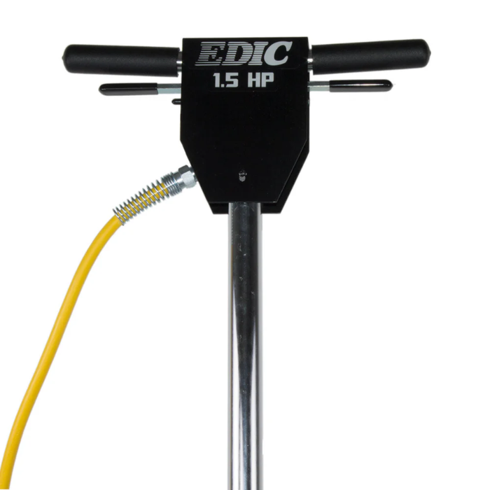 EDIC Saturn 17 Inch Low Speed Floor Buffer Machine w/ Pad Driver - 175 RPM 17LS3-BK-SV
