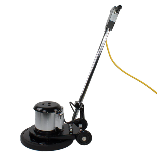 EDIC Saturn 17 Inch Low Speed Floor Buffer Machine w/ Pad Driver - 175 RPM 17LS3-BK-SV