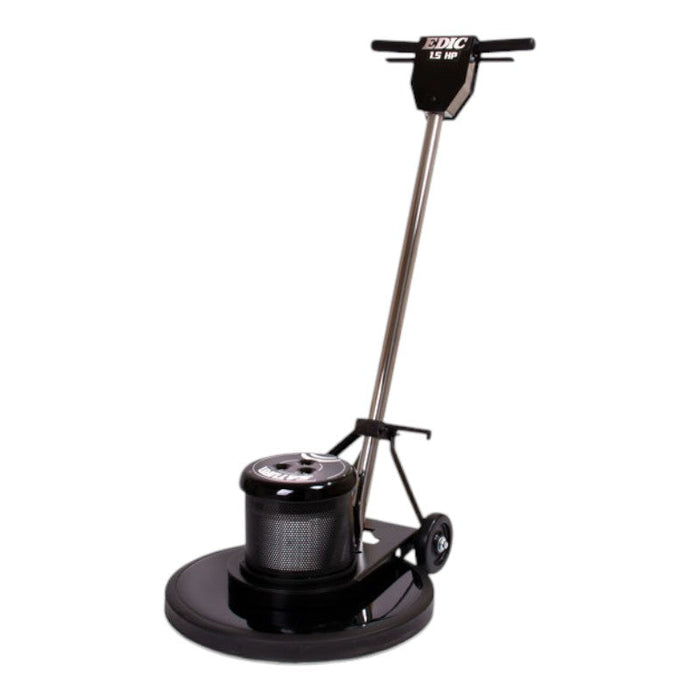 EDIC Saturn 17 Inch Dual Speed Floor Buffer Machine w/ Pad Driver 17DS3-BK-SV