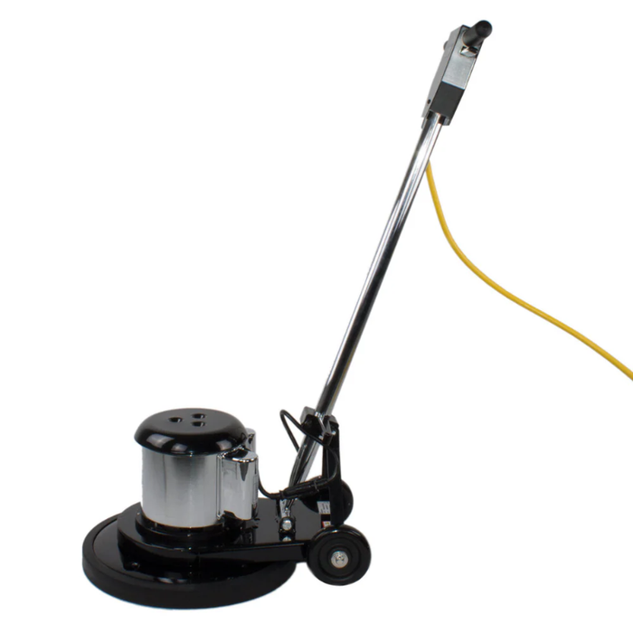 EDIC Saturn 20 Inch Low Speed Floor Buffer Machine w/ Pad Driver - 175 RPM 20LS3-BK-SV