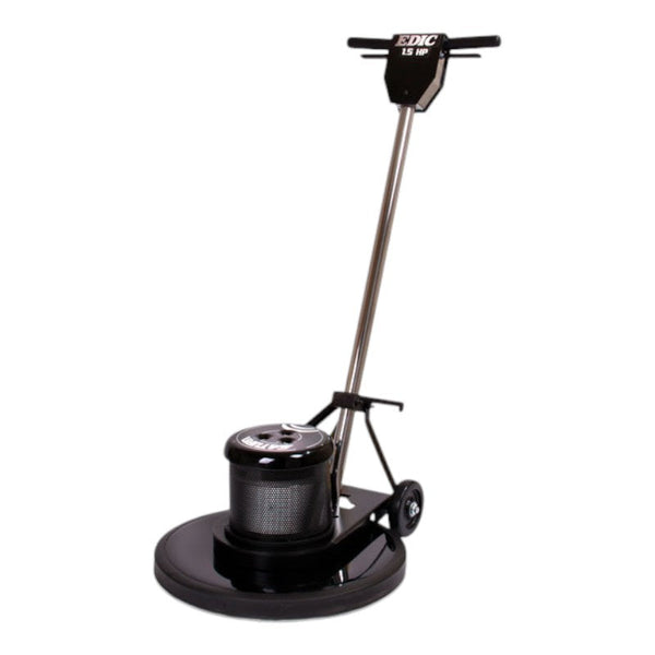 EDIC Saturn 20 Inch Dual Speed Floor Buffer Machine w/ Pad Driver 20DS3-BK-SV