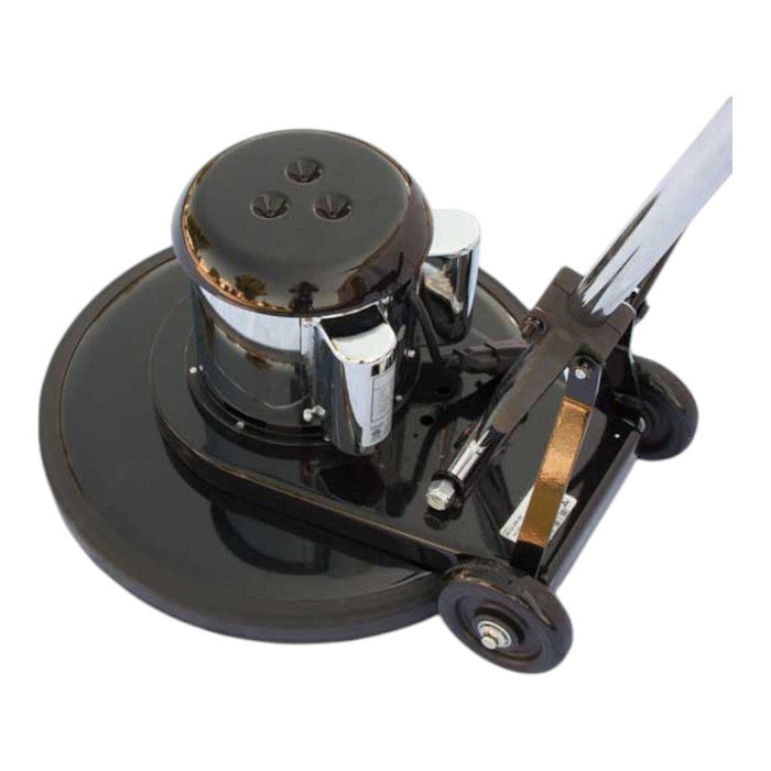 EDIC Saturn 20 Inch Low Speed Floor Buffer Machine w/ Pad Driver - 175 RPM 20LS3-BK-SV