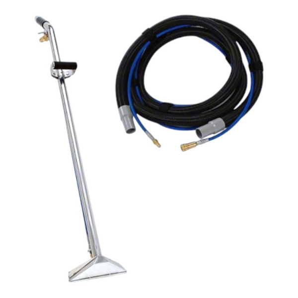 EDIC Carpet Wand and 25 Foot Vacuum/Solution Hose Assembly for Galaxy Carpet Extractors 2533ACK