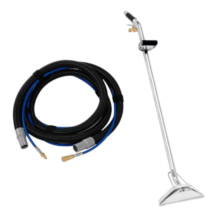 EDIC Glidemaster Double-Bend Carpet Wand and 25 ft. Hose Assembly Kit for Galaxy Carpet Extractors 2534ACK