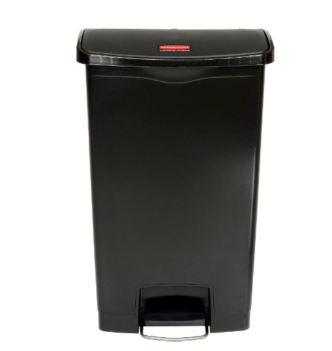 Rubbermaid® Slim Jim® Plastic Step On Container, Front Step 18 Gallon