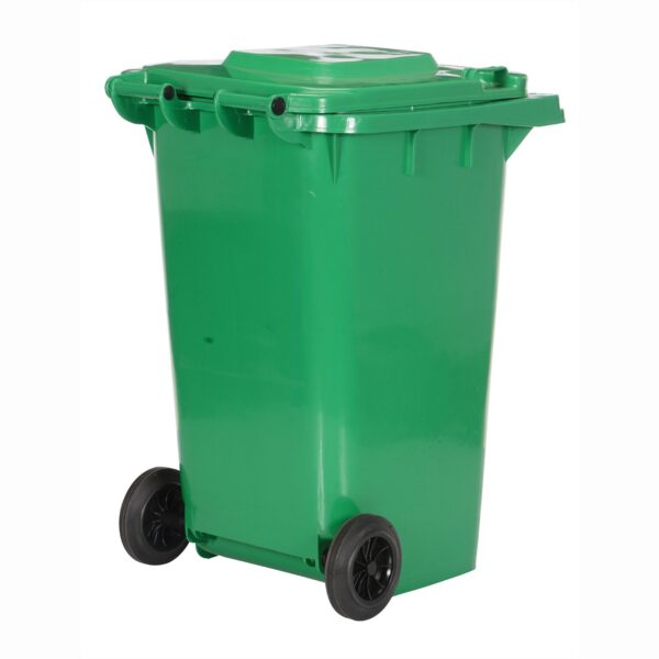 Vestil Poly Trash Can 64 Gal. Green TH-64-GRN