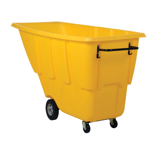 Vestil Plastic Open Kitchen Trash Can - 101.85 Gallons