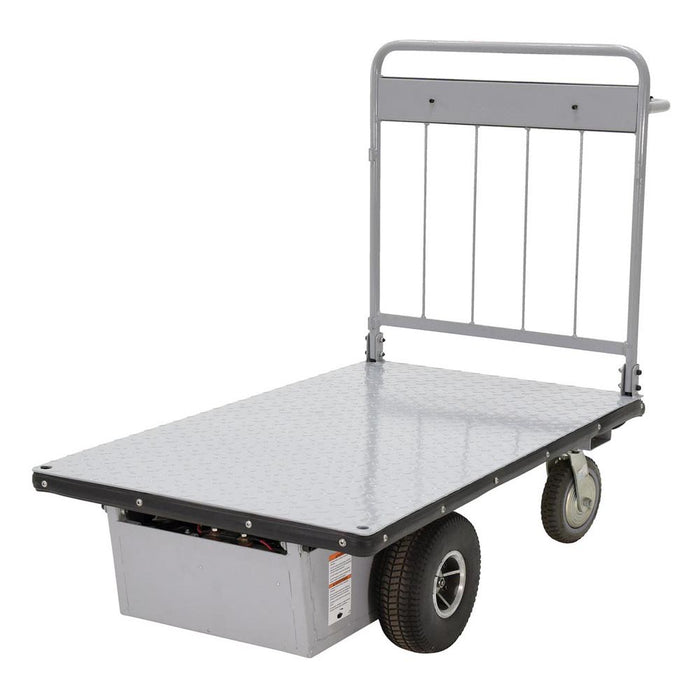 Vestil Electric Material Handling Cart, No Sides 28 x 60 EMHC-2860-1