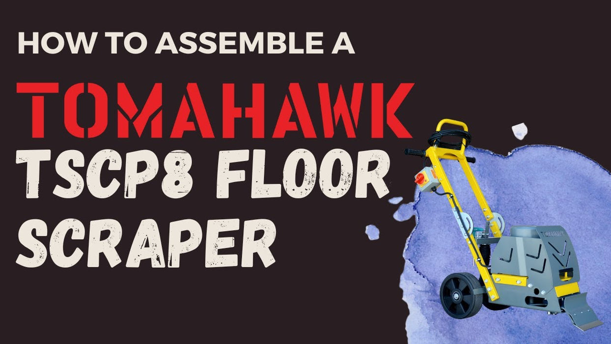 Tomahawk Electric Floor Scraper Tile Stripper Vinyl Carpet Wood Floor Remover TSCP8