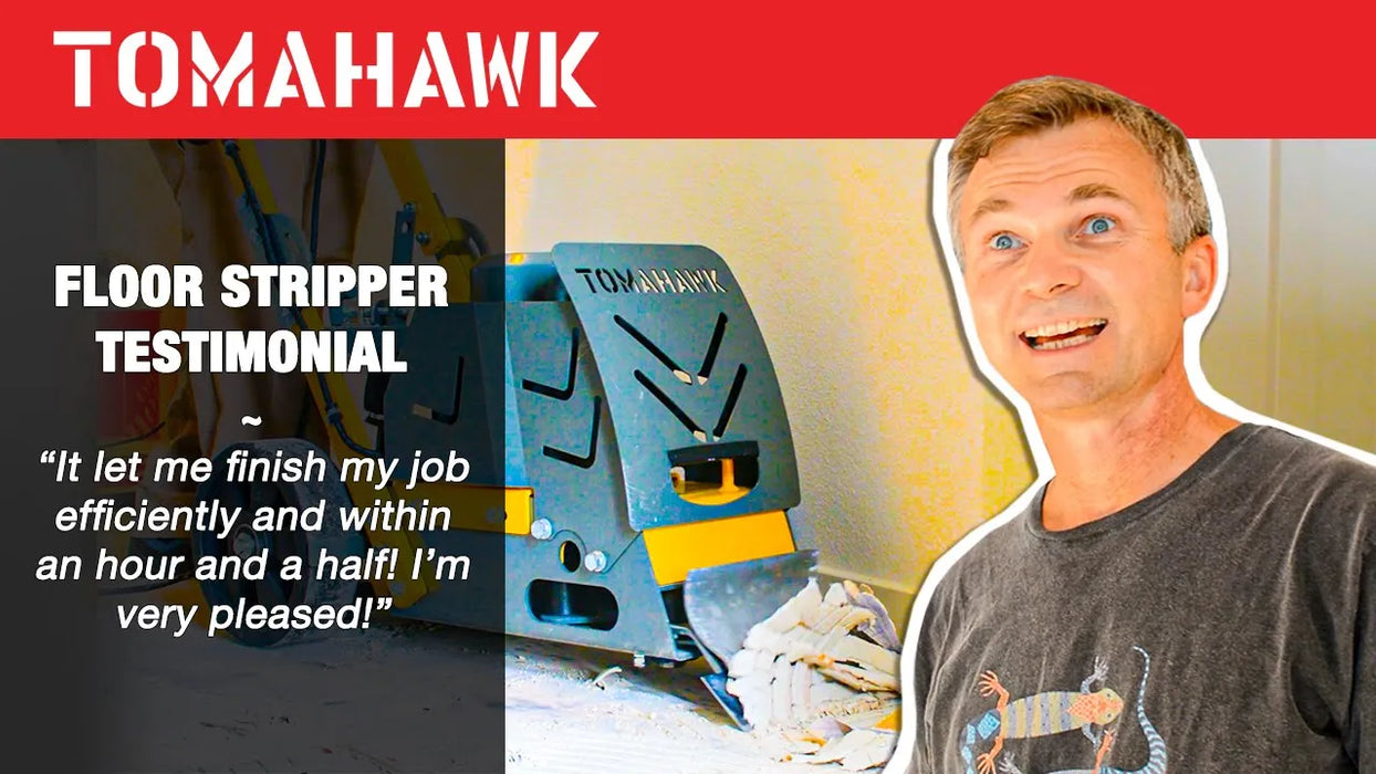 Tomahawk Electric Floor Scraper Tile Stripper Vinyl Carpet Wood Floor Remover TSCP8