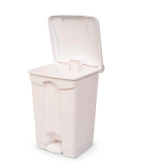 Toter Fire Retardant Step On Container, 12 Gallon