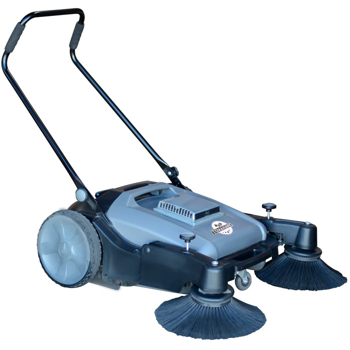 Tomahawk Commercial 38" Push Sweeper with Triple Power Brooms TOS38