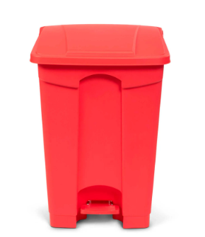 Toter Fire Retardant Step On Container, 12 Gallon