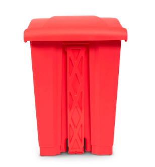 Toter Fire Retardant Step On Container, 12 Gallon