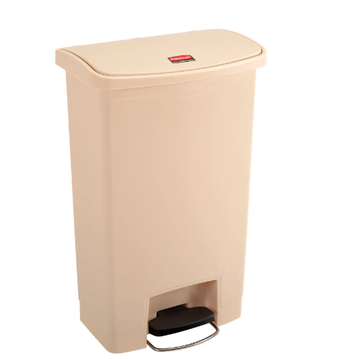 Rubbermaid® Slim Jim® Plastic Step On Container, Front Step 13 Gallon