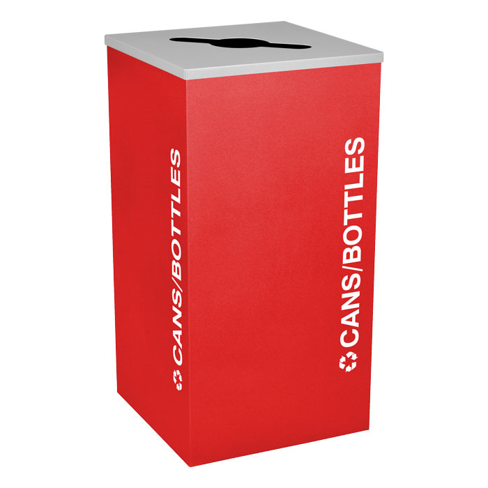Excell-Kaiser Kaleidoscope 24-gallon Triple-Stream Modular Indoor Trash Can & Recycling Station