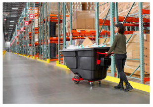 Rubbermaid® Powered Roto Tilt Truck 1.0 CU YD 2173662