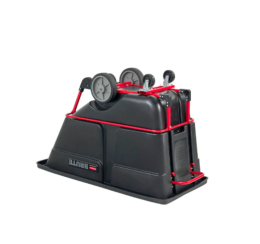 Rubbermaid® Brute Rotomolded Tilt Truck, Heavy Duty, 1 Cubic Yard, Black FG131600BLA