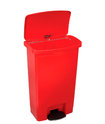 Rubbermaid® Slim Jim® Plastic Step On Container, Front Step 13 Gallon