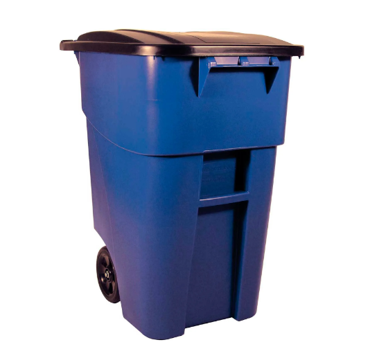 Rubbermaid 9W27 Brute® Rollout 50 Gallon Large Mobile Container with Lid