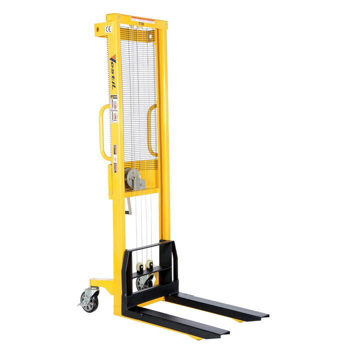 Vestil Manual Hand Winch Fix Stacker 770 LB Cap VWS-770-FF