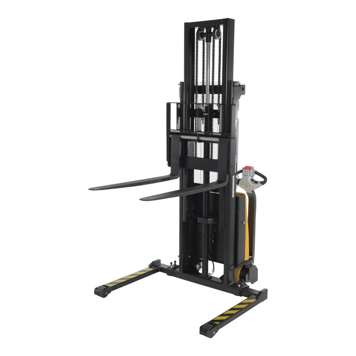 Vestil Adjust Stacker W/PWR Lift Power Traction Drive 137" SL-137-AA-PTDS