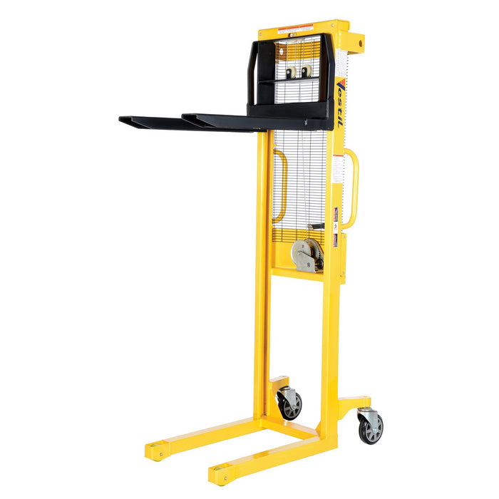 Vestil Manual Hand Winch Fix Stacker 770 LB Cap VWS-770-FF